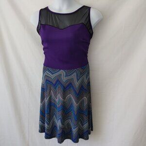 FLOWING, BLACK SHEER ACCENT SUMMER DRESS